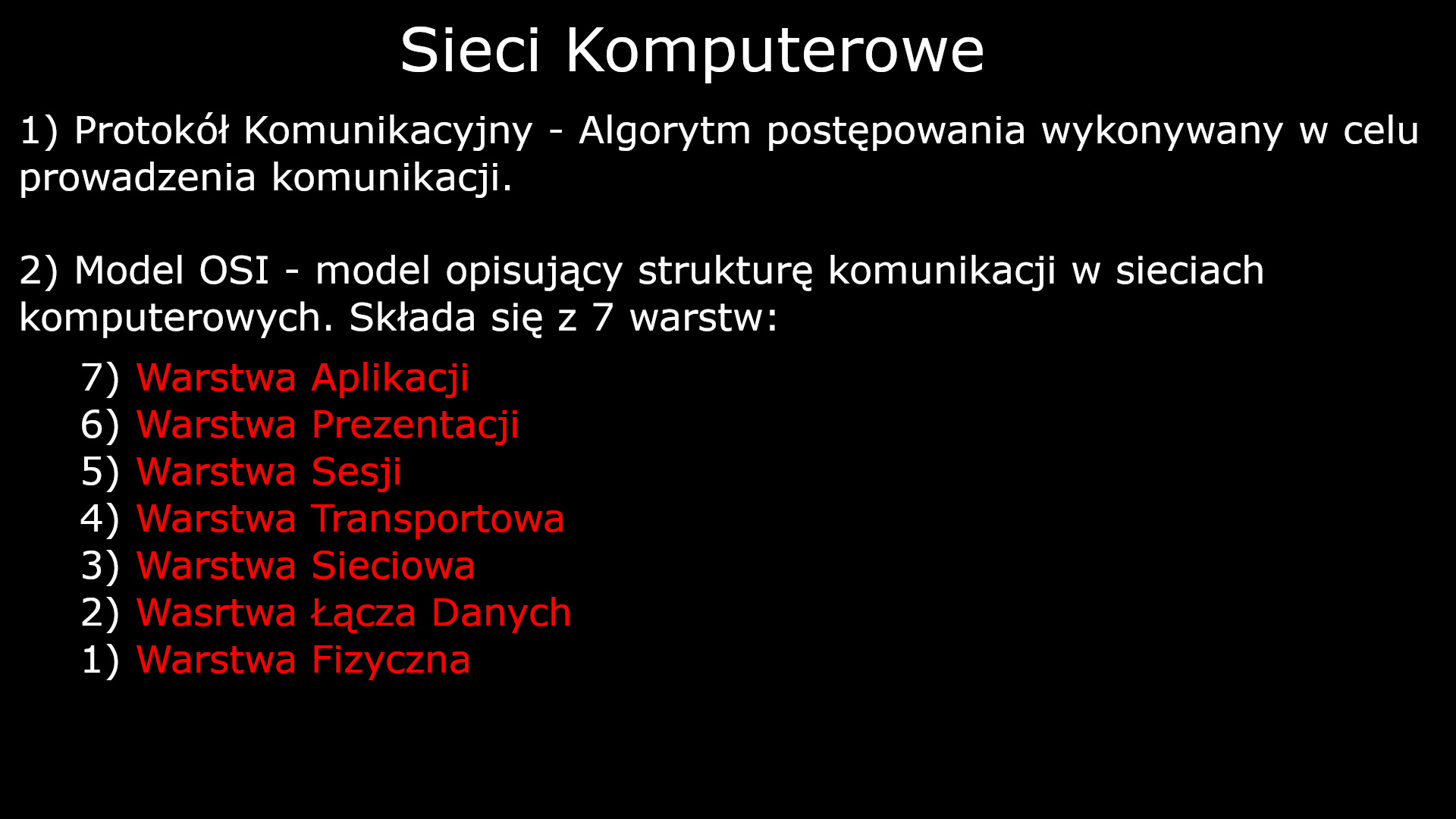 modele sieciowe 0