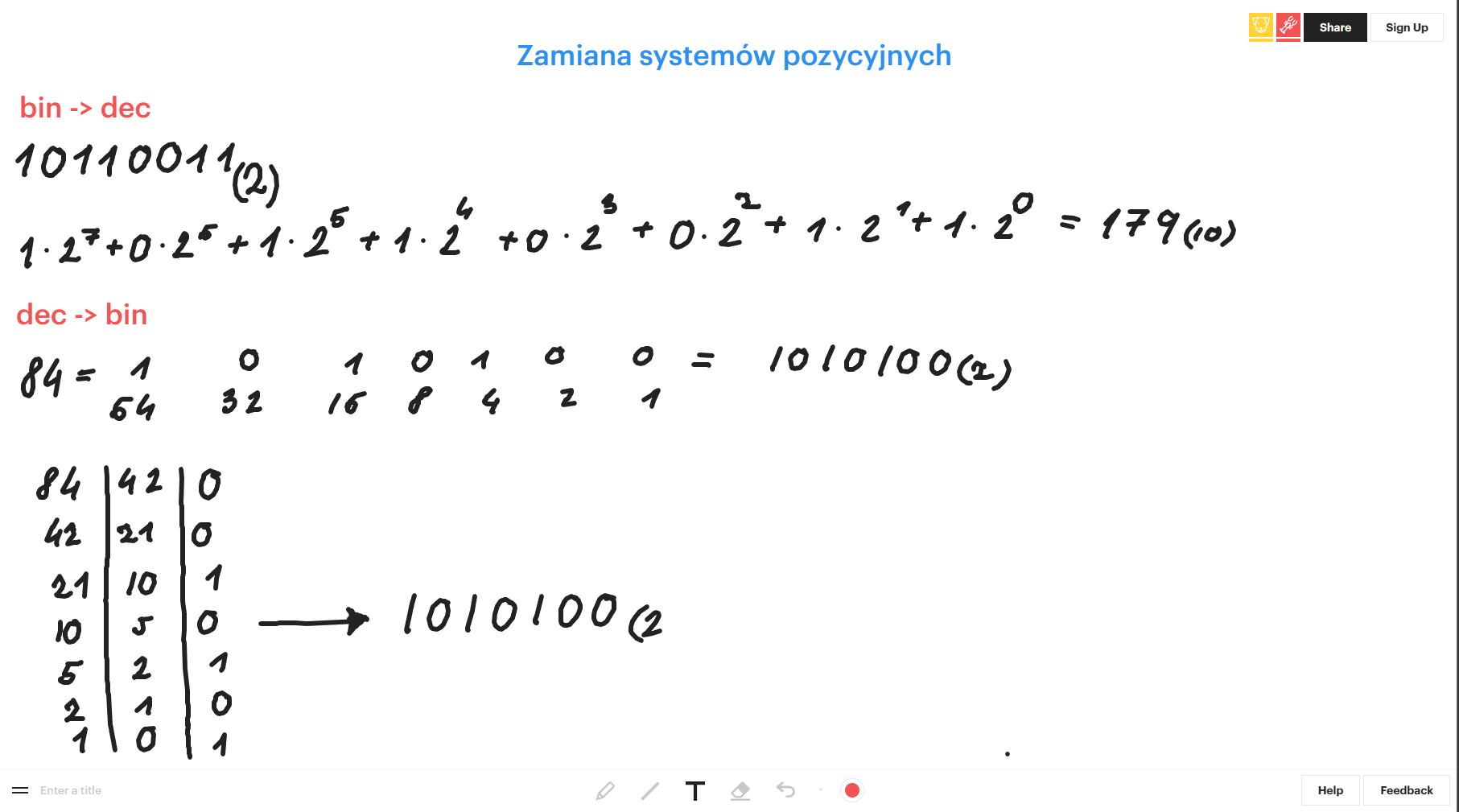 systemy liczbowe 1
